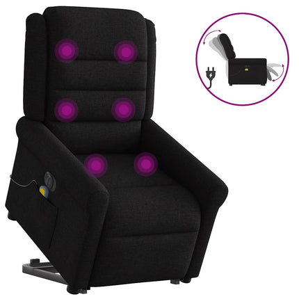 Sta-Op-Massagestoel Elektrisch Verstelbaar Stof