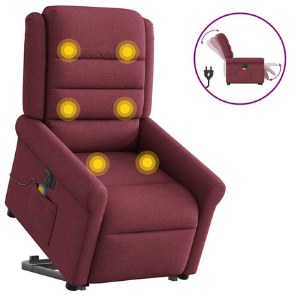 Sta-Op-Massagestoel Elektrisch Verstelbaar Stof