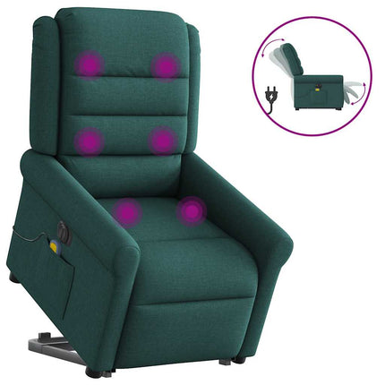 Sta-Op-Massagestoel Elektrisch Verstelbaar Stof