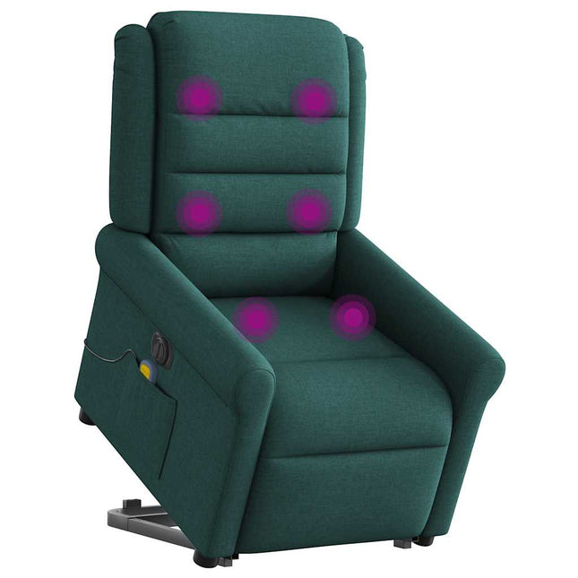Sta-Op-Massagestoel Elektrisch Verstelbaar Stof