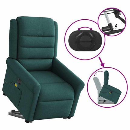 Sta-Op-Massagestoel Elektrisch Verstelbaar Stof