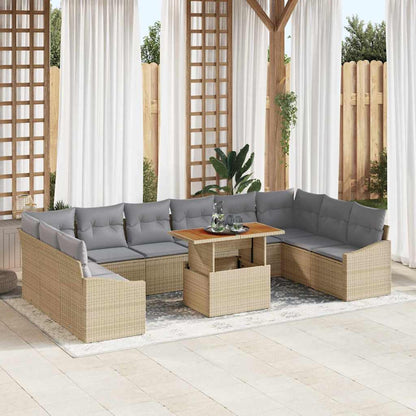 Tuin Eetset Met Kussen 11 Pcs