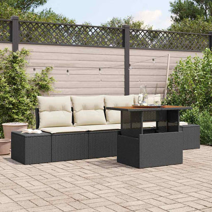Tuin Eetset Met Kussen 5 Pcs