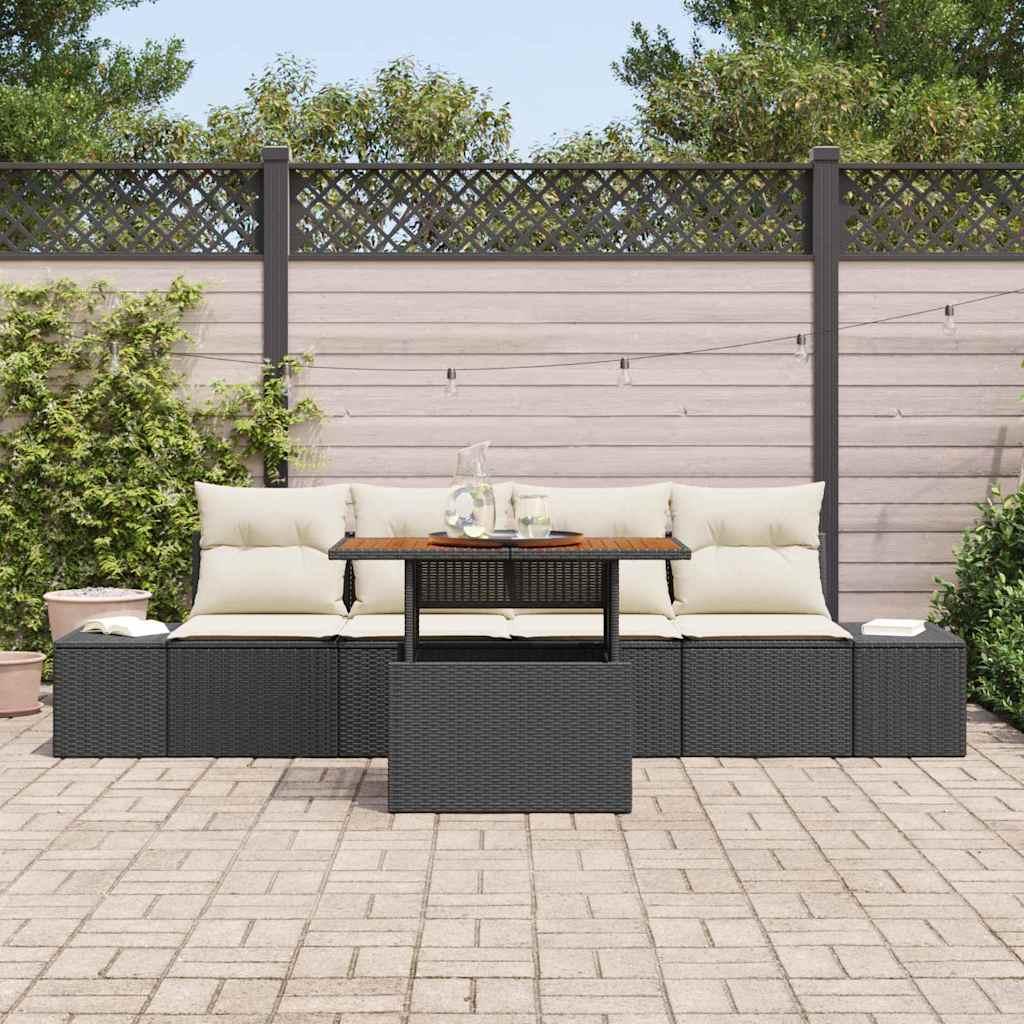 Tuin Eetset Met Kussen 5 Pcs