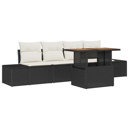 Tuin Eetset Met Kussen 5 Pcs