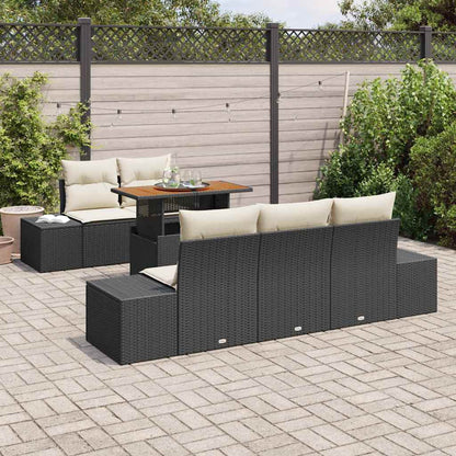 Tuin Eetset Met Kussen 6 Pcs