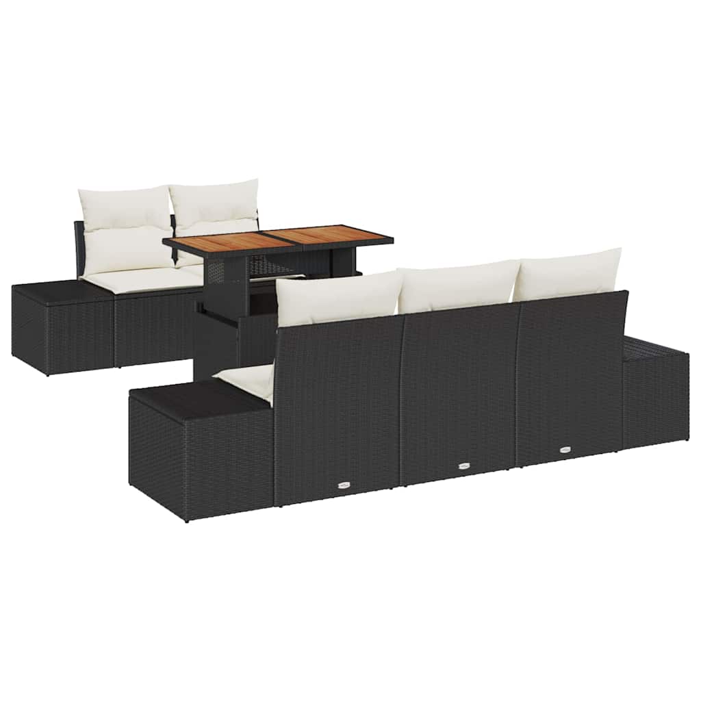 Tuin Eetset Met Kussen 6 Pcs