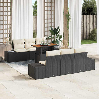 Tuin Eetset Met Kussen 7 Pcs