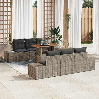 Tuin Eetset Met Kussen 7 Pcs