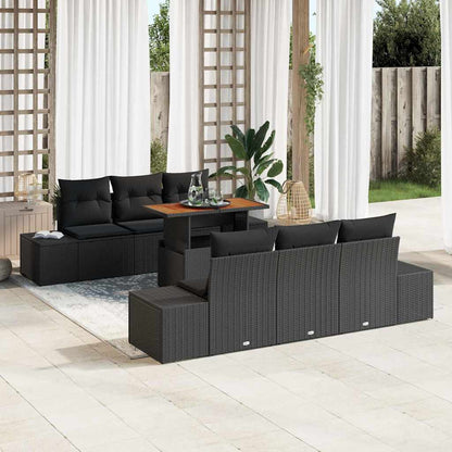 Tuin Eetset Met Kussen 7 Pcs