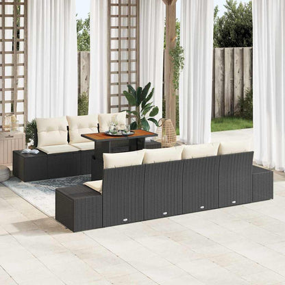 Tuin Eetset Met Kussen 8 Pcs