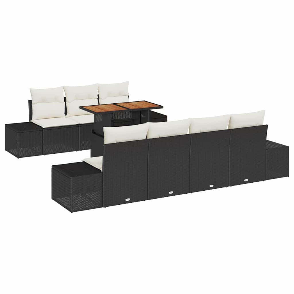 Tuin Eetset Met Kussen 8 Pcs