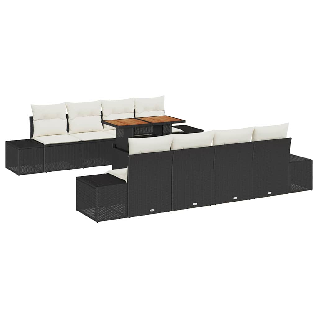 Tuin Eetset Met Kussen 9 Pcs
