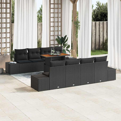 Tuin Eetset Met Kussen 9 Pcs