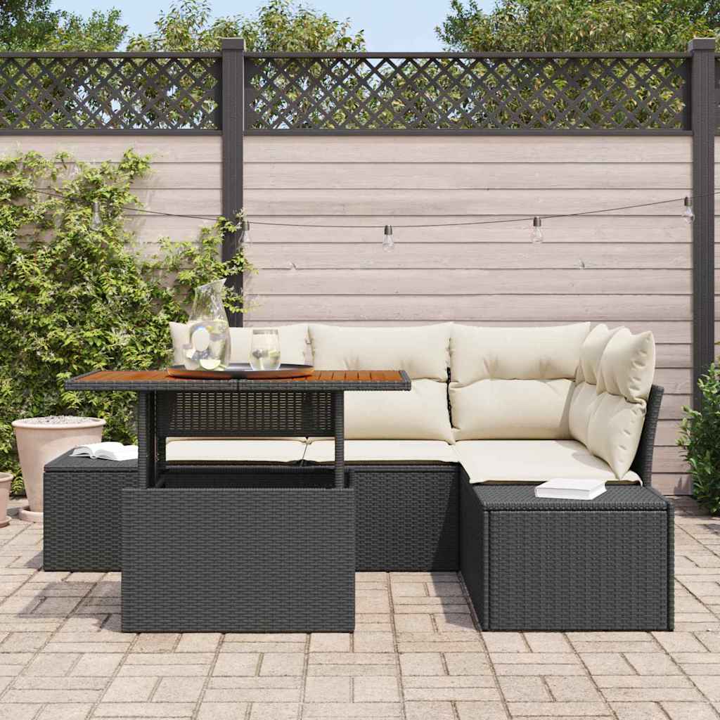 Tuin Sofa Set Met Kussen Met Kussen 5 Pcs