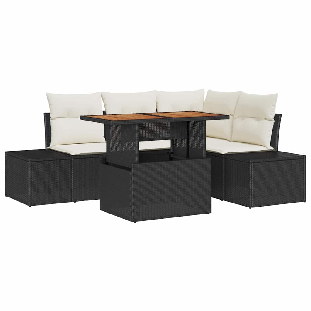 Tuin Sofa Set Met Kussen Met Kussen 5 Pcs