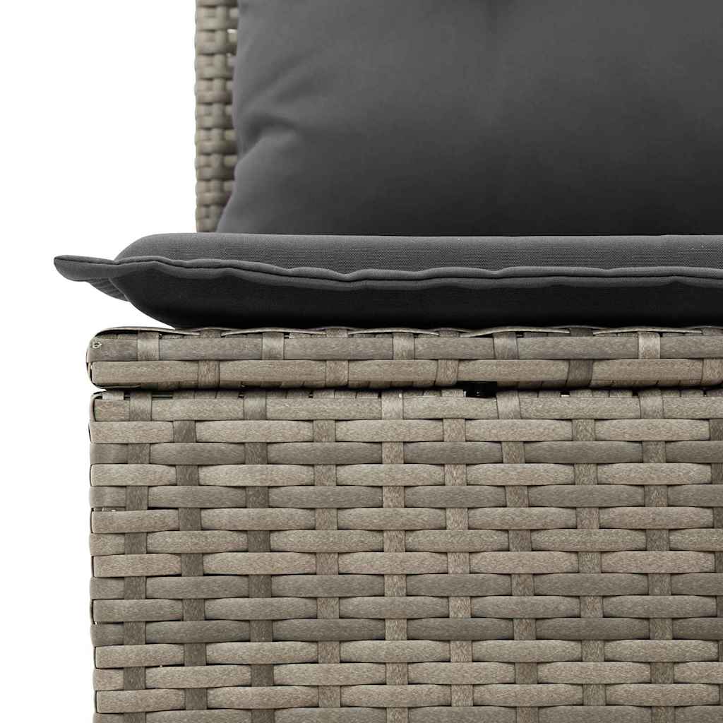Tuin Eetset Met Kussen 6 Pcs En Bruin