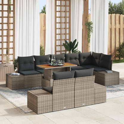 Tuin Eetset Met Kussen 9 Pcs