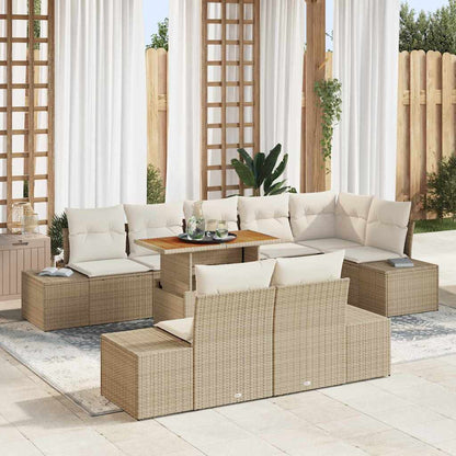 Tuin Eetset Met Kussen 9 Pcs