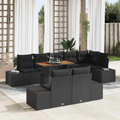 Tuin Eetset Met Kussen 9 Pcs