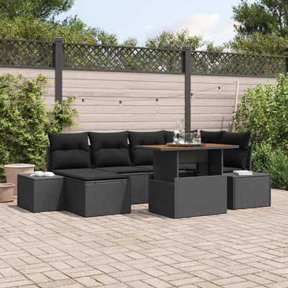 Tuin Eetset Met Kussen 7 Pcs