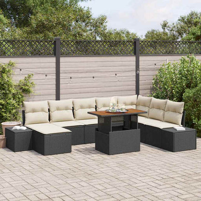 Tuin Eetset Met Kussen 9 Pcs