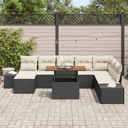 Tuin Eetset Met Kussen 9 Pcs