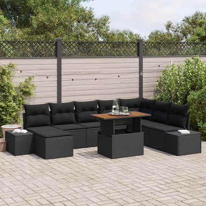 Tuin Eetset Met Kussen 9 Pcs