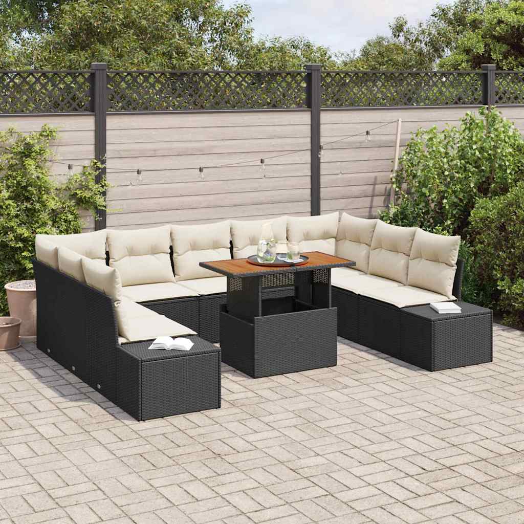 Tuin Eetset Met Kussen 10 Pcs