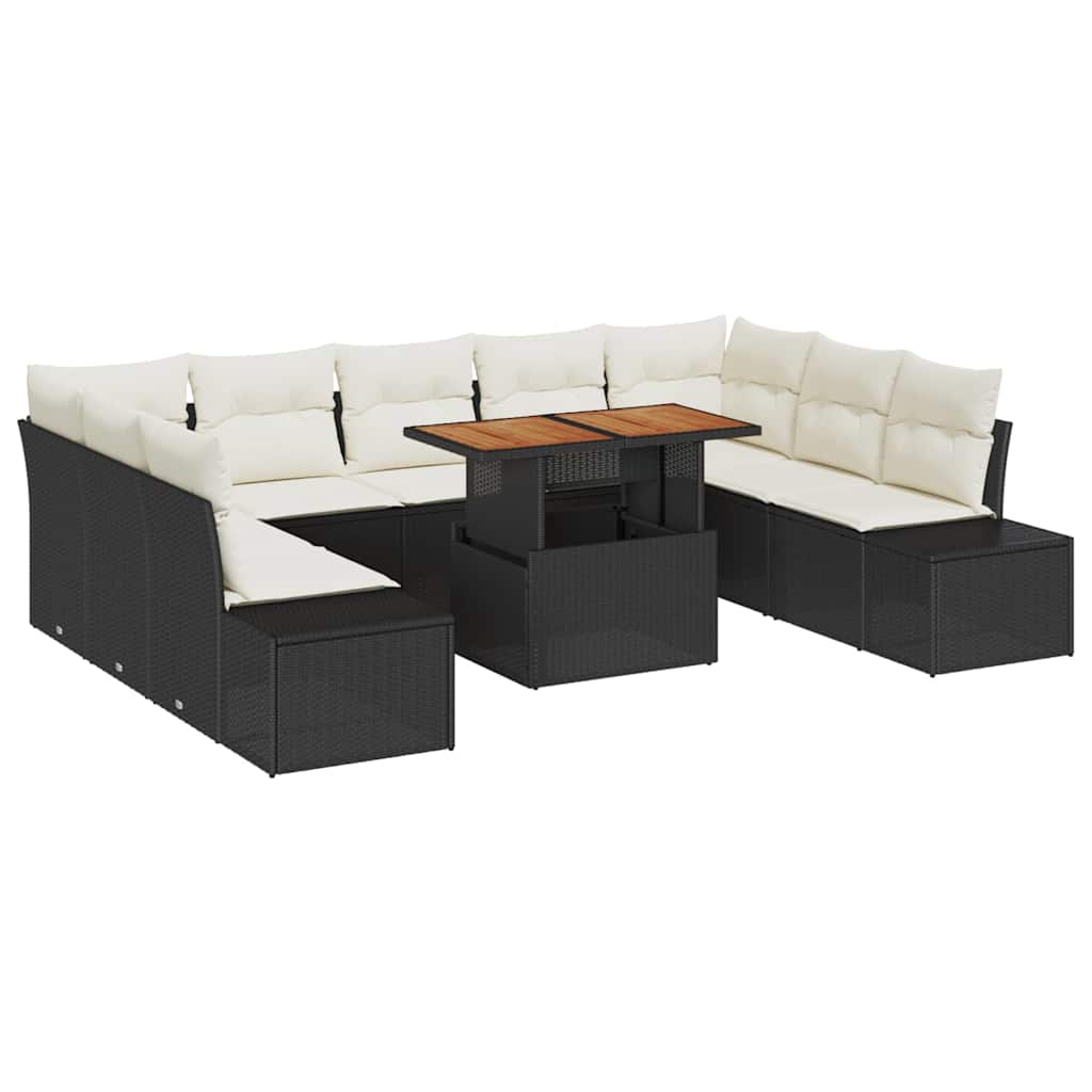 Tuin Eetset Met Kussen 10 Pcs