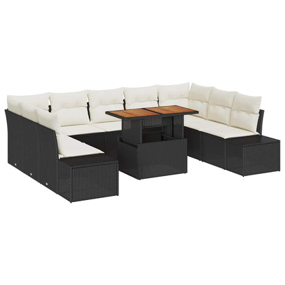 Tuin Eetset Met Kussen 10 Pcs