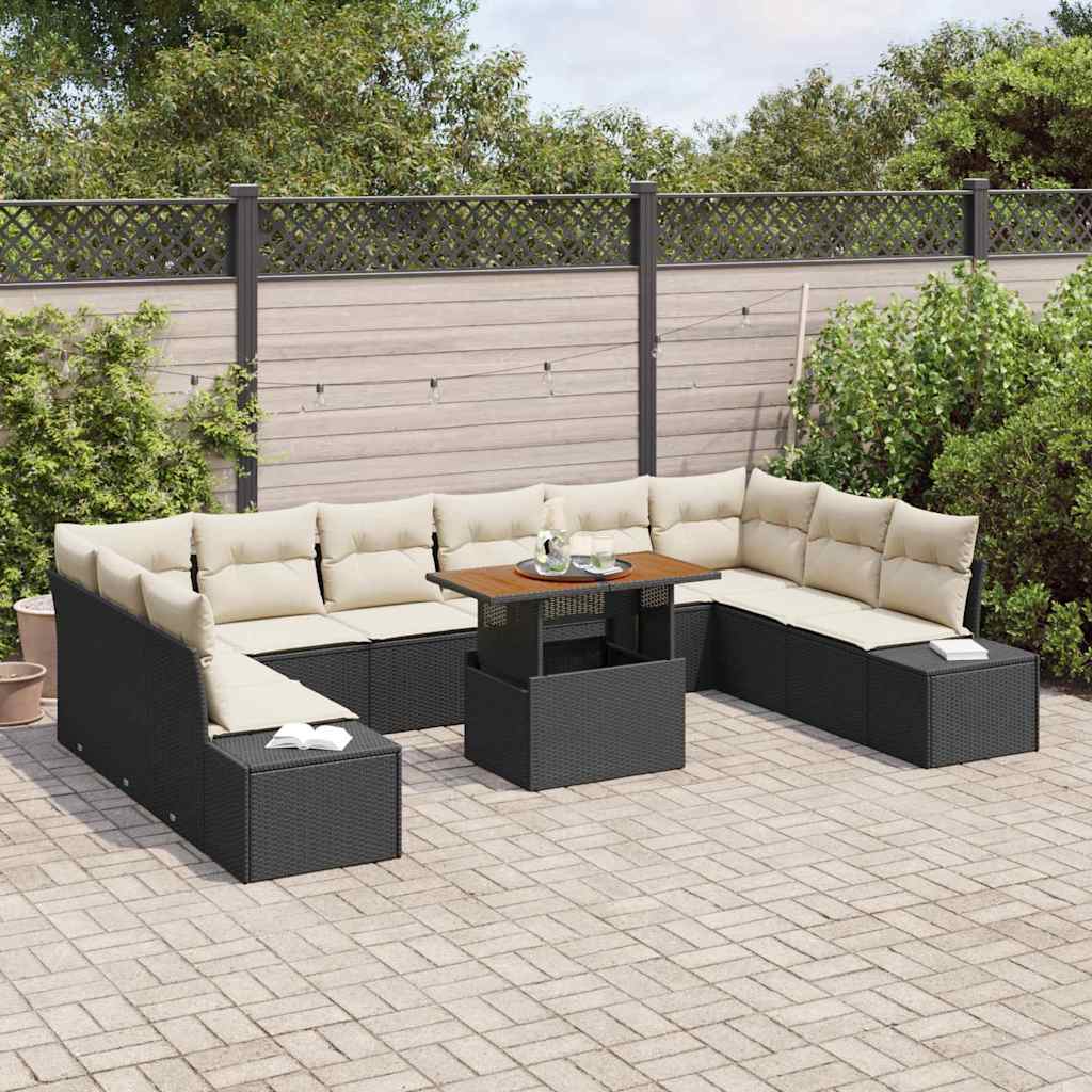 Tuin Sofa Set Met Kussen 11 Pcs