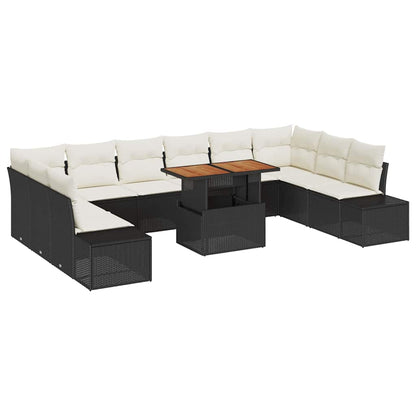 Tuin Sofa Set Met Kussen 11 Pcs
