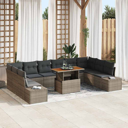 Tuin Sofa Set Met Kussen 11 Pcs
