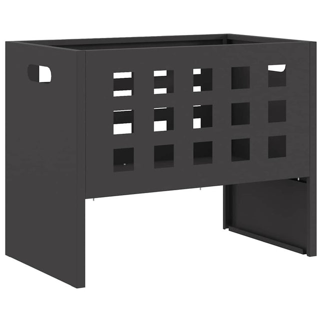 Vuurkom Zwart 50 X 30 X 40 Cm Staal
