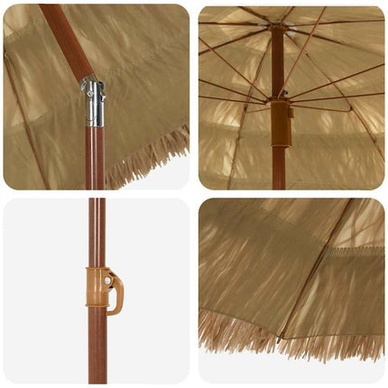 Tuinparasol Naturel 160 X 160 X 196 Cm