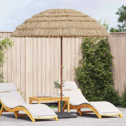 Strandparasol Naturel 255 X 255 X 255 Cm Polyester En Staal