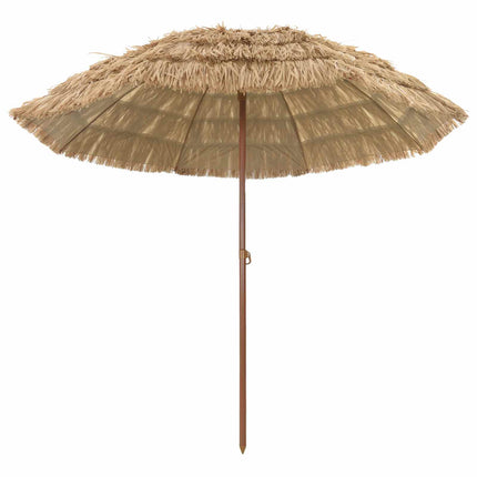 Strandparasol Naturel 160 X 160 X 196 Cm Polyester En Staal