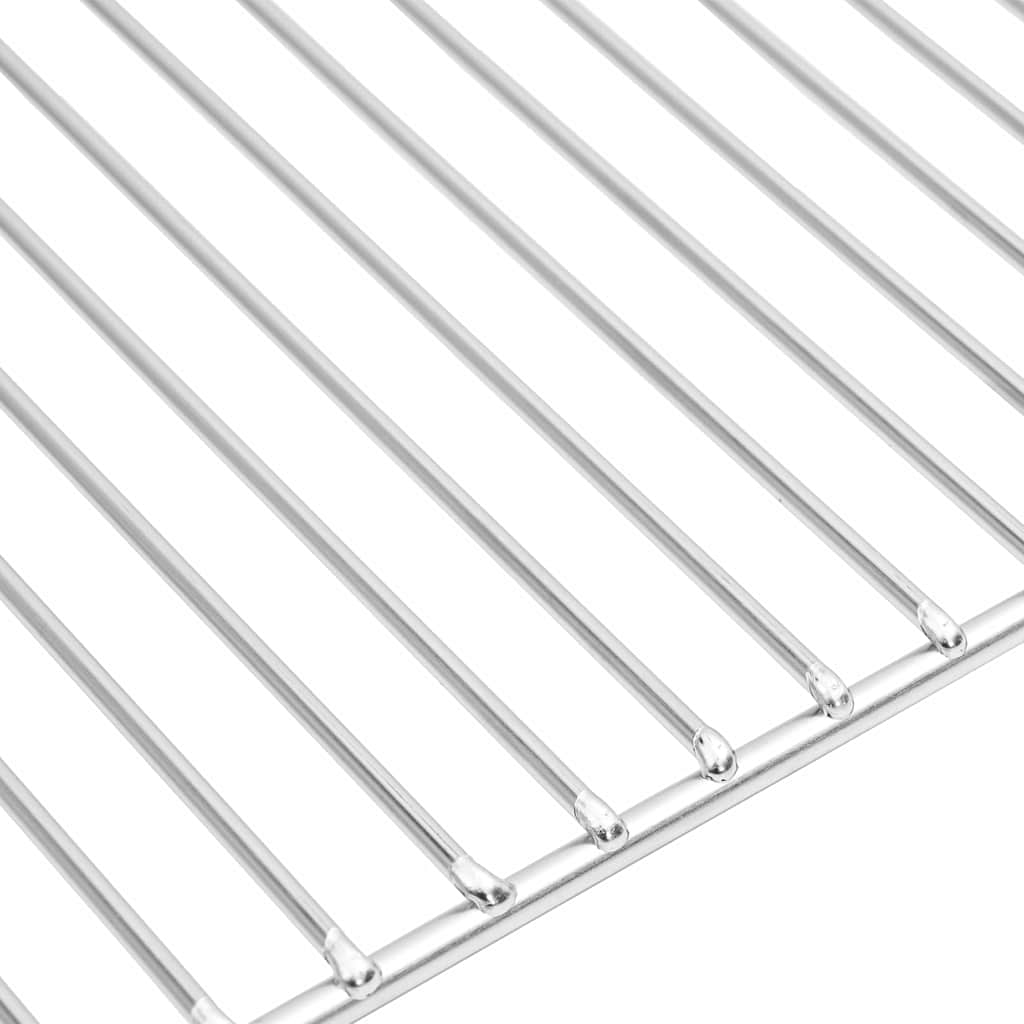 Grillrooster Zilver 40 X 30 Cm Roestvrij Staal