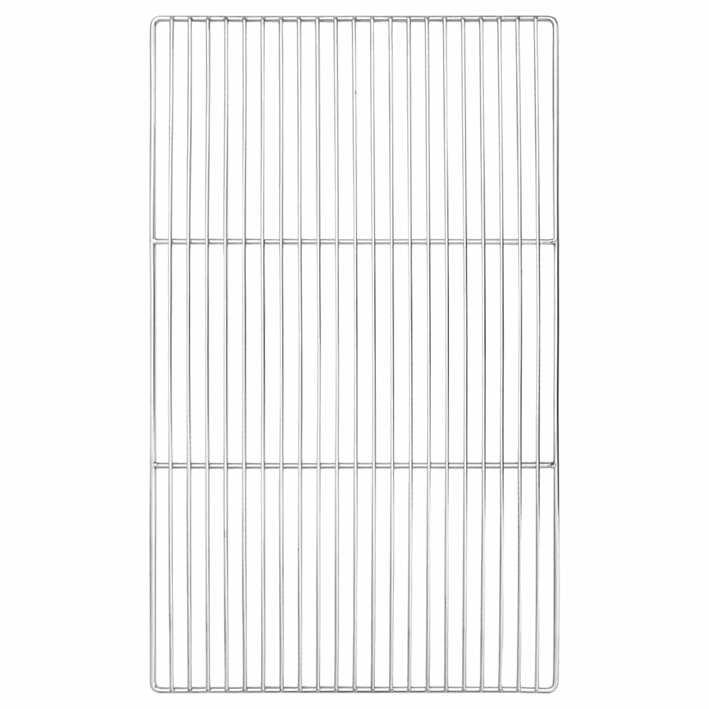 Grillrooster Zilver 40 X 30 Cm Roestvrij Staal