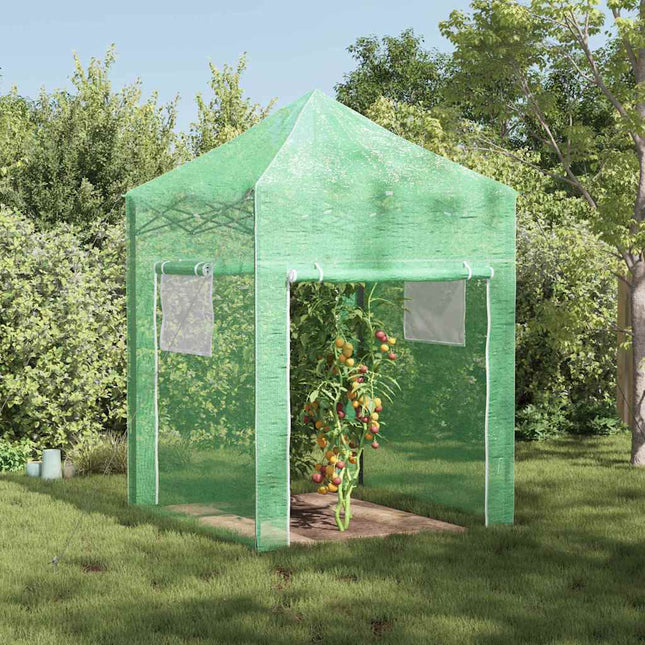Kas Met Pop-Up Frame Met Dak Groen Ijzer