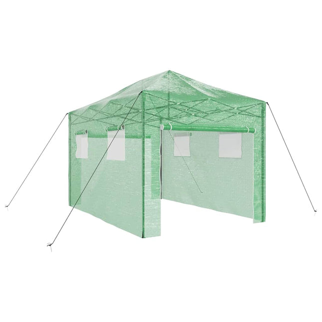 Kas Met Pop-Up Frame Met Dak Groen Ijzer