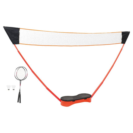 Badmintonset Met 2 Rackets, Net En Opbergkoffer 292X30X152 Cm Wit
