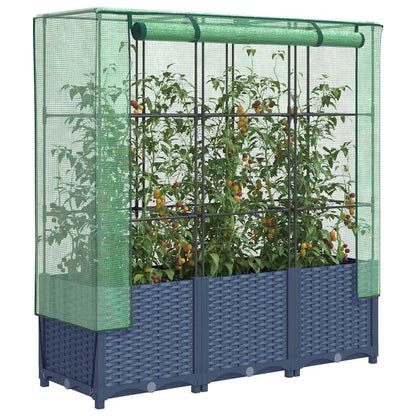 Plantenbak Verhoogd Met Kashoes Rattanlook