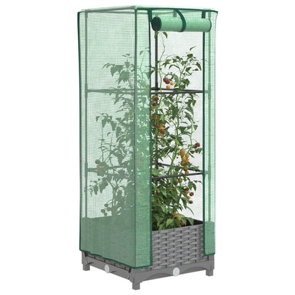 Plantenbak Verhoogd Met Kashoes Rattanlook