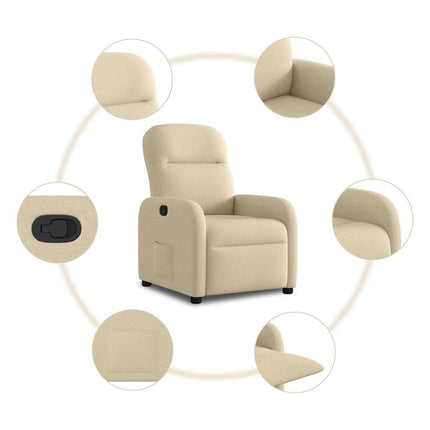Fauteuil Verstelbaar Stof Kleurig