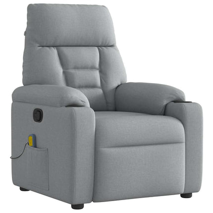 Massagestoel Donkergrijze Stof