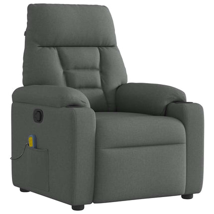 Massagestoel Donkergrijze Stof