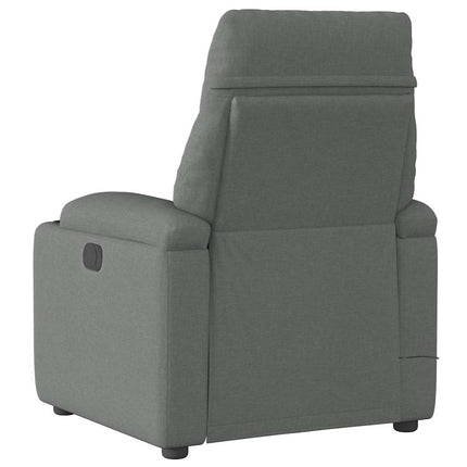Massagestoel Donkergrijze Stof