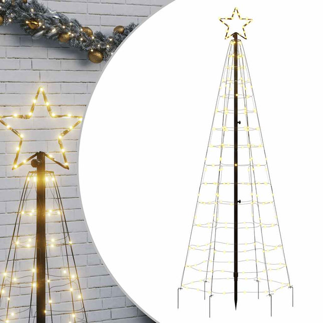 Led Kerstboom Met Spikes 220 Leds Warm Wit